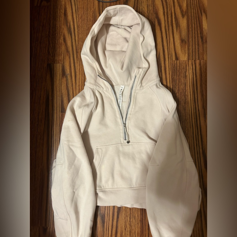 Lulu half zip scuba hoodie